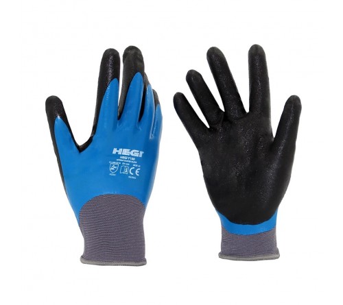 HEGİ SAFETY K100 Çift Kaplı D Kesilmez Eldiveni